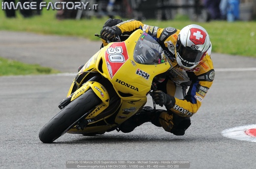 2009-05-10 Monza 2528 Superstock 1000 - Race - Michael Savary - Honda CBR1000RR